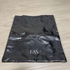 FAS ブラック レザートートバッグ