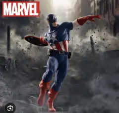 991,MARVEL Luminasta“キャプテン・アメリカ 盾を投げる瞬間の躍動感あるフィギュア！セガプライズ「MARVEL
