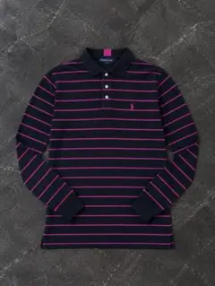 Ralph Lauren ポロシャツ 長袖 ボーダー y2k swag 00s