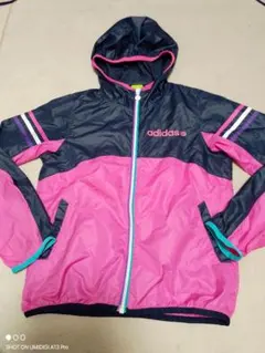 アディダスネオレーベル ナイロンジャケット レディース