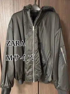 ZARA リバーシブルフェイクファーボンバージャケット Mサイズ