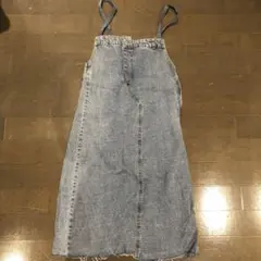 デニム ジャンパースカート