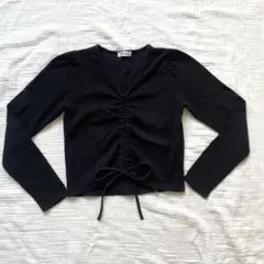 WEGO ブラック 長袖カットソー F