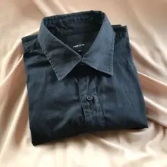 ◎COMME ÇA ISM＞コムサ＞デザインシャツ｜チンストラップ付｜AC325