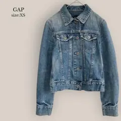 ギャップGAP デニムジャケット　Gジャン　小さいサイズ　小柄　細身のサムネイル