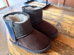 美品 キッズミニブーツ 14cm ブラウン 子供用 ブーツ