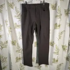 【コーエン】あったかニット起毛ストレッチパンツ　Lサイズ ストレート