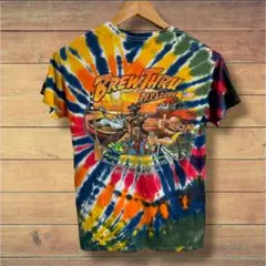 タイダイ 両面プリント S相当 ギルダン BREW THRU 半袖 Tシャツ