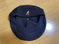 KANGOL ブラック ベレー帽 Lサイズ