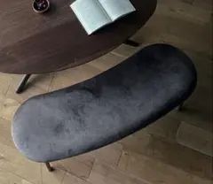 【極美品】モダンデザイン ベンチ チェア グレー