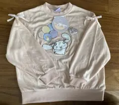 【お値下げ・難あり】シナモン　トレーナー　トップス　薄手　ピンク　130