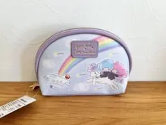 新品　キキララ　ポーチ　JAL リトルツインスターズ