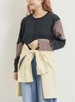 SM2 パッチワーク配色メローカットソーです♡