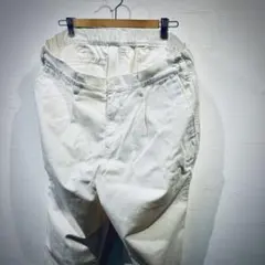 無印良品 再生コットンタックパンツ