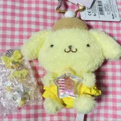 ポムポムプリン 星屑ベイビーボトル サンリオ マスコット ストラップ 保育園