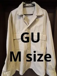 GU コーデュロイオーバーサイズシャツ