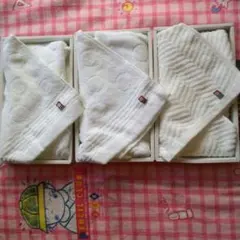 今治ホワイトフェイスタオル3枚セット