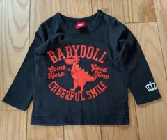BARYDOLL 恐竜プリント 長袖Tシャツ 90cmのサムネイル