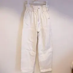 ハイウエストギャザーパンツ ホワイト