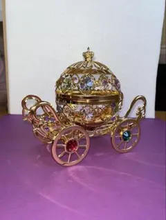 SWAROVSKI CRYSTALスワロフスキーオブジェ：かぼちゃの馬車 | Mercari