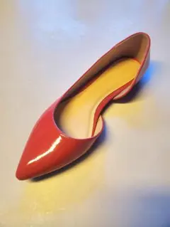 【新品ピンク色】ポインテッドトゥ フラットヒールパンプス【春バレエシューズ】