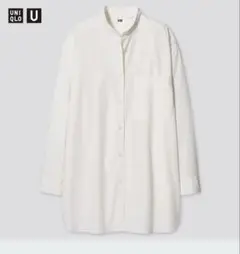 UNIQLO オーバーサイズシャツ M ホワイト