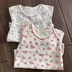 【ベビー用品】ロンパース　サイズ90 肌着　長袖　2枚セット