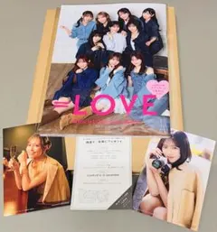 LOVE イコラブ カレンダー ポストカード 齋藤樹愛羅 本人直筆チェキ