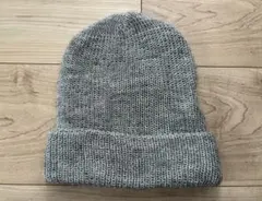 ▲新品未使用 zara ザラ キッズ ニット帽 ビーニー グレー