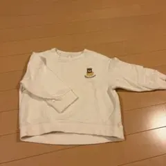 くま刺繍 長袖トレーナー ベビー服 90cm