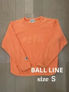 ボールライン フリース バスケットボールウェア Sサイズ オレンジ