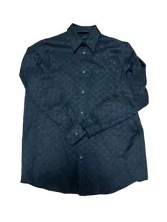 美品【即完売品】GUCCI GG柄 キャンパスシャツ ジャケット ブラック