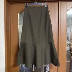 美品　ロペピクニック　オリーブグリーン チェック柄 マーメイドカート