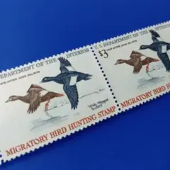8036 外国切手 アメリカ 1970年 $3 移動鳥狩猟切手