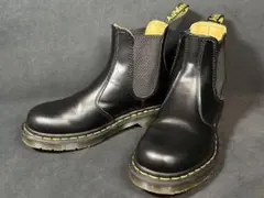 Dr.Martens 黒×イエローステッチ サイドゴアブーツ 22.5cmのサムネイル