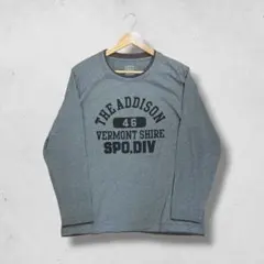 Y2K しまむら 長袖Tシャツ ロンT アメカジ プリントロゴ ゆるだぼ Lのサムネイル