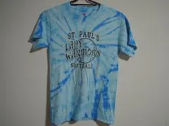 USA製 Hanes タイダイT ST.PAUL’S LADY WARRIORS