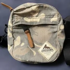 GREGORY カモフラージュ ショルダーバッグ