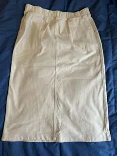 UNIQLOベージュ タイトスカート XL