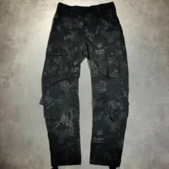 archive Y2K ミリタリー ギミック カーゴパンツ ダーク 多ポケット