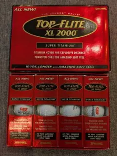 【SPALDING】TOP FLITE ゴルフボール 12個【新品未使用】