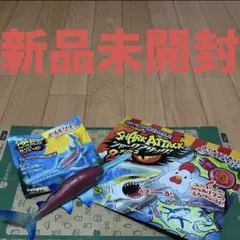 【B級品】シャークアタック&co. ノコギリエイ（ローソンブルー）【新品未開封】