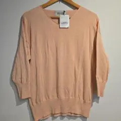 タグ付き未使用　ROPE　コットンシルクニット