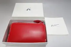 ma0402-1キタムラ キーケース 赤 NH0277 レッド・ホワイト キズ有