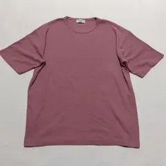 PLUS ONE ワッフル 半袖 Tシャツ ピンク Mサイズ 良品 プラス ワン