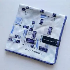 신품 미사용 BURBERRY 버버리 대형 실크 스카프 손수건 ④