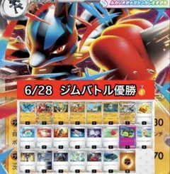 メガルカリオex構築済みデッキ　ジムバトル優勝のサムネイル