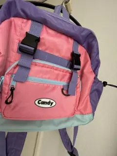 Candy Stripper ピンク バックパック リュックサックのサムネイル