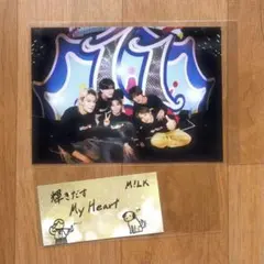 M!LK 爆裂愛してる / 好きすぎて滅 特典 2L フォト ステッカー