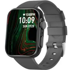 スマートウォッチ 1.9インチ大画面 防水IP67 通話可能 ブラック